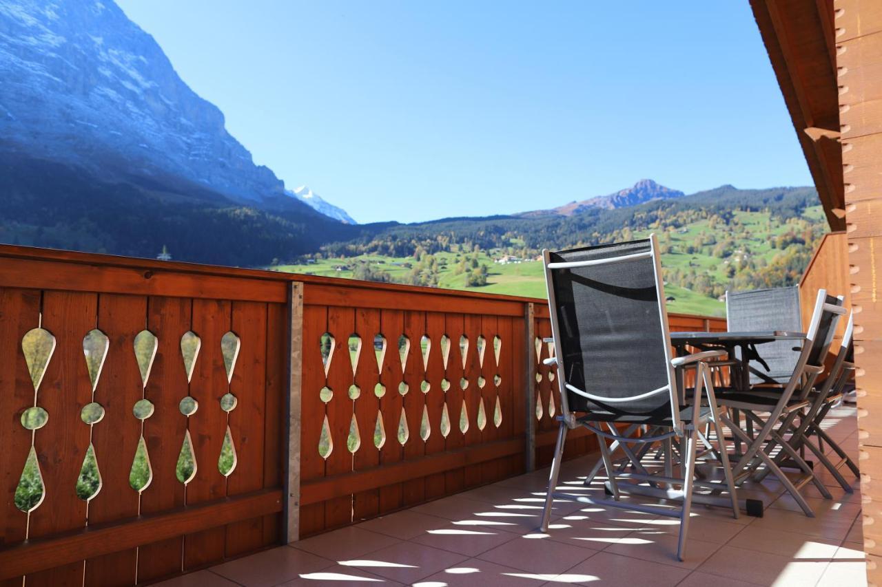 Excellent Flat With A Fantastic View Of The Eiger! Appartement Grindelwald Buitenkant foto