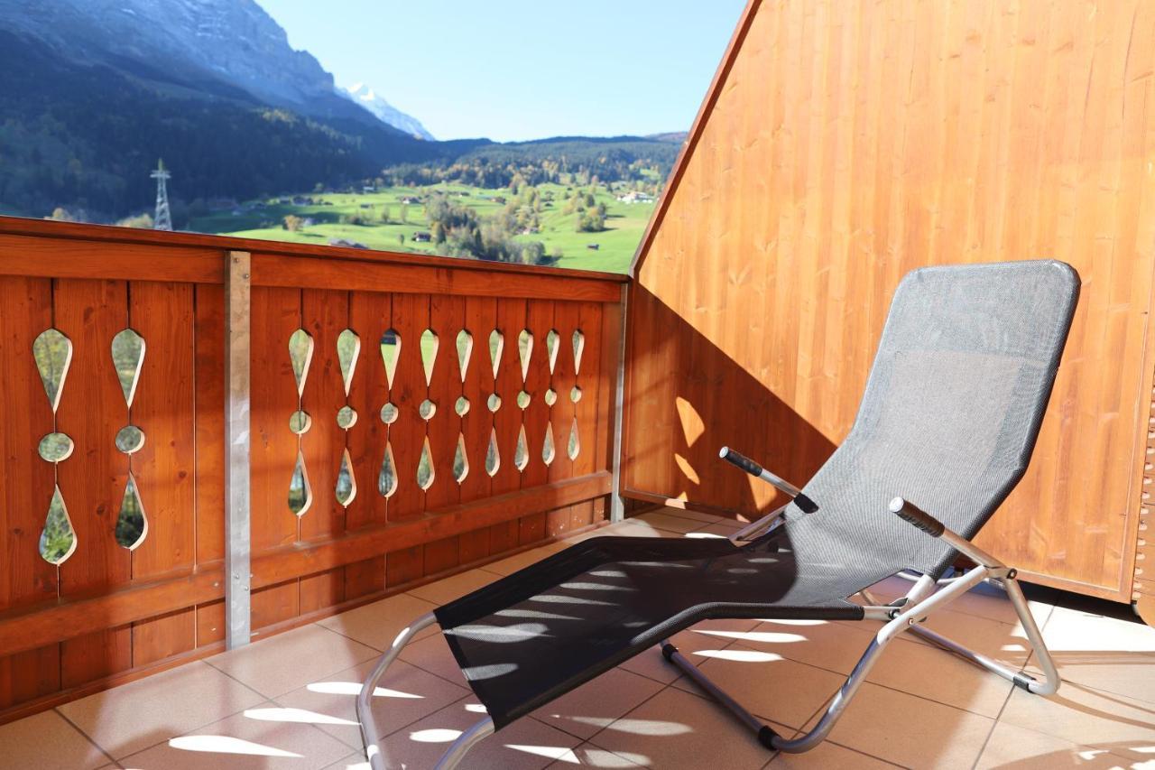 Excellent Flat With A Fantastic View Of The Eiger! Appartement Grindelwald Buitenkant foto