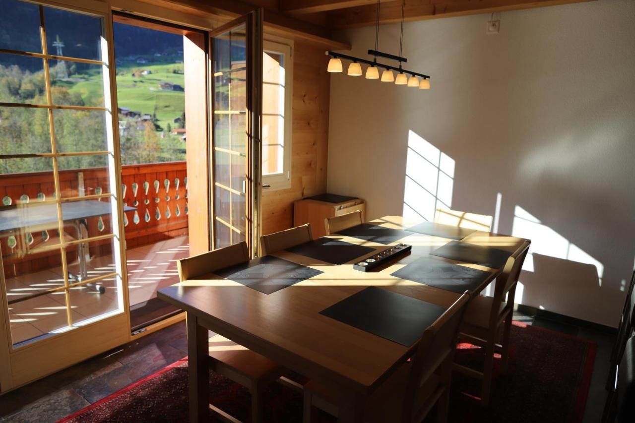 Excellent Flat With A Fantastic View Of The Eiger! Appartement Grindelwald Buitenkant foto