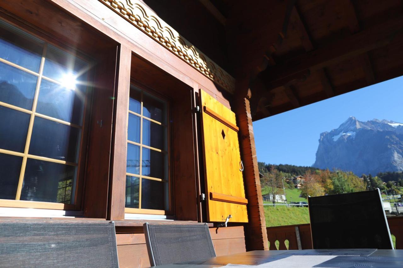 Excellent Flat With A Fantastic View Of The Eiger! Appartement Grindelwald Buitenkant foto